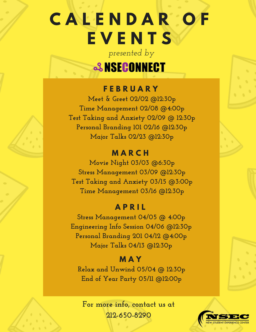 Calendar Of Events In Nyc 